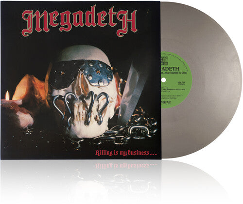 Megadeth "Killing Is My Business...And Business Is Good" LP (Silver Vinyl Anniversary Edition)
