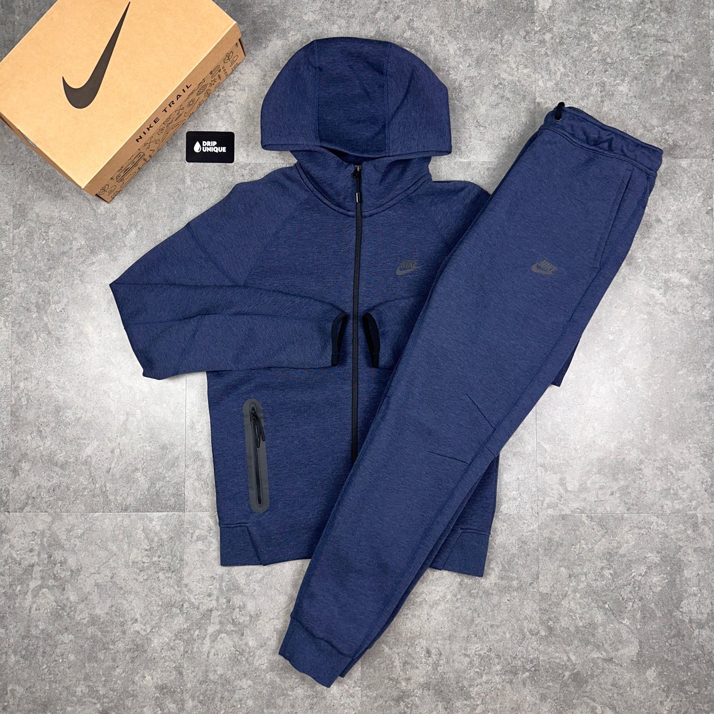 Nike Tech Fleece Set Navy