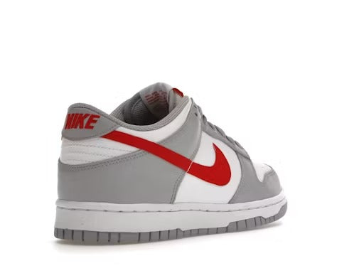 Nike Dunk Low "White Grey Red" (GS)