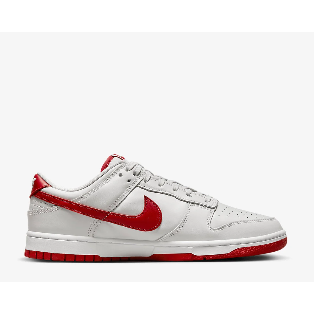 Nike Dunk Low Vast Grey Varsity Red
