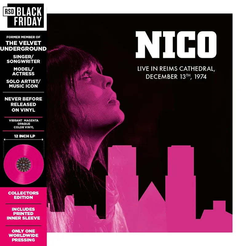 Nico - Live In Reims Cathedral 1974 [Vibrant Magenta Opaque Vinyl]