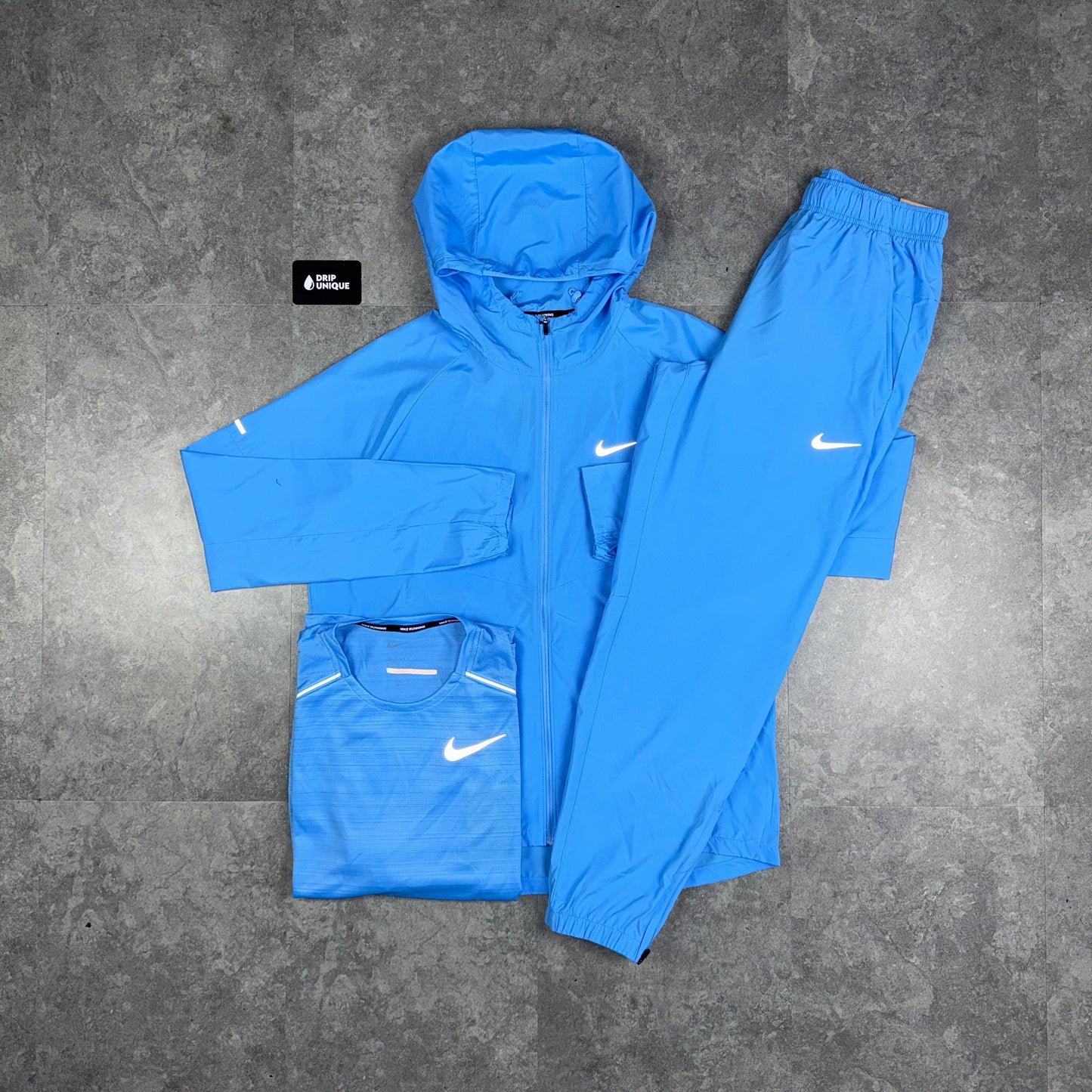 Nike Miler Repel Windrunner University Blue Bundle