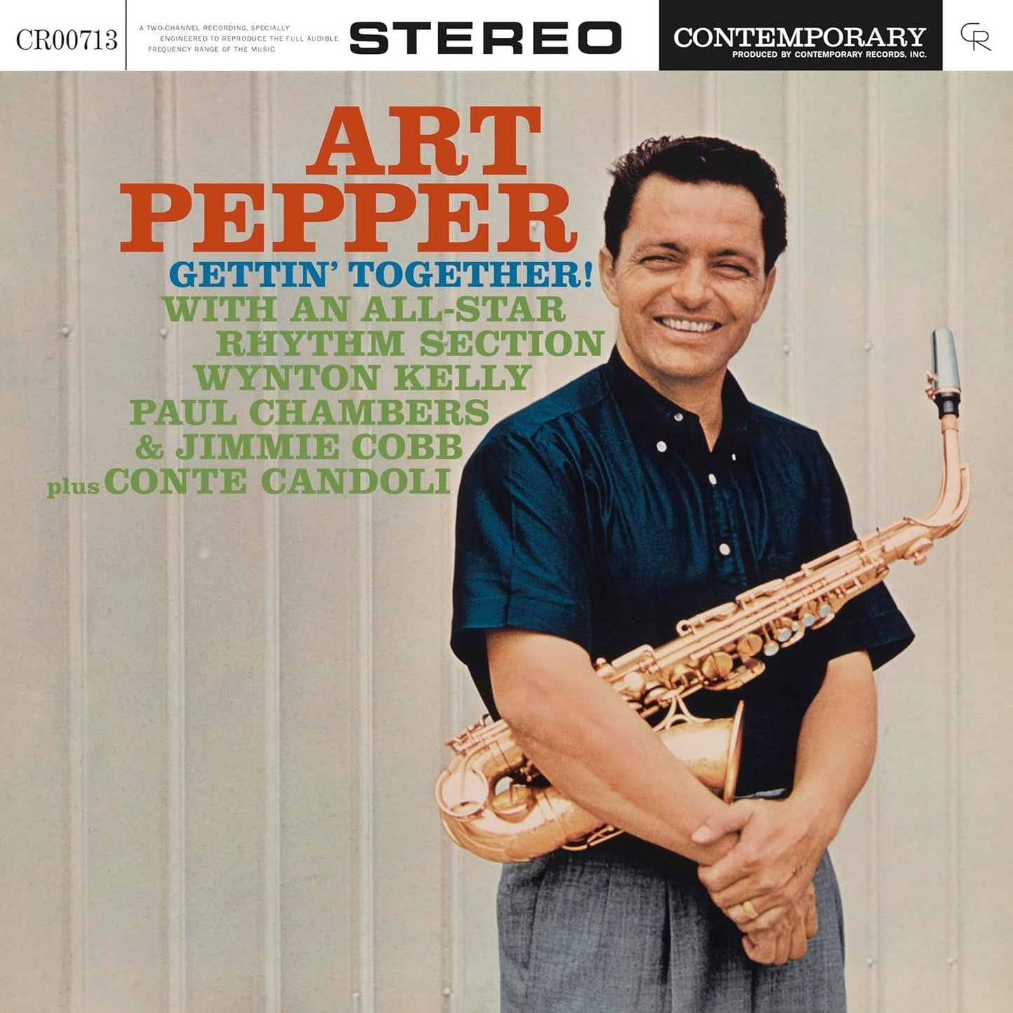 Art Pepper - Gettin' Together! Vinyl LP Reissue