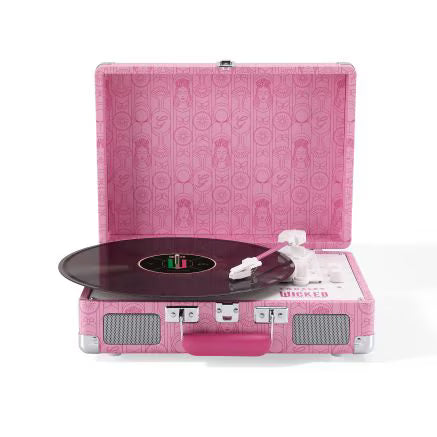 Wicked Crosley Cruiser Plus Turntable [Pink / Glinda]
