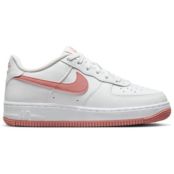 Nike Air Force 1 Low Summit White Red Stardust (GS)