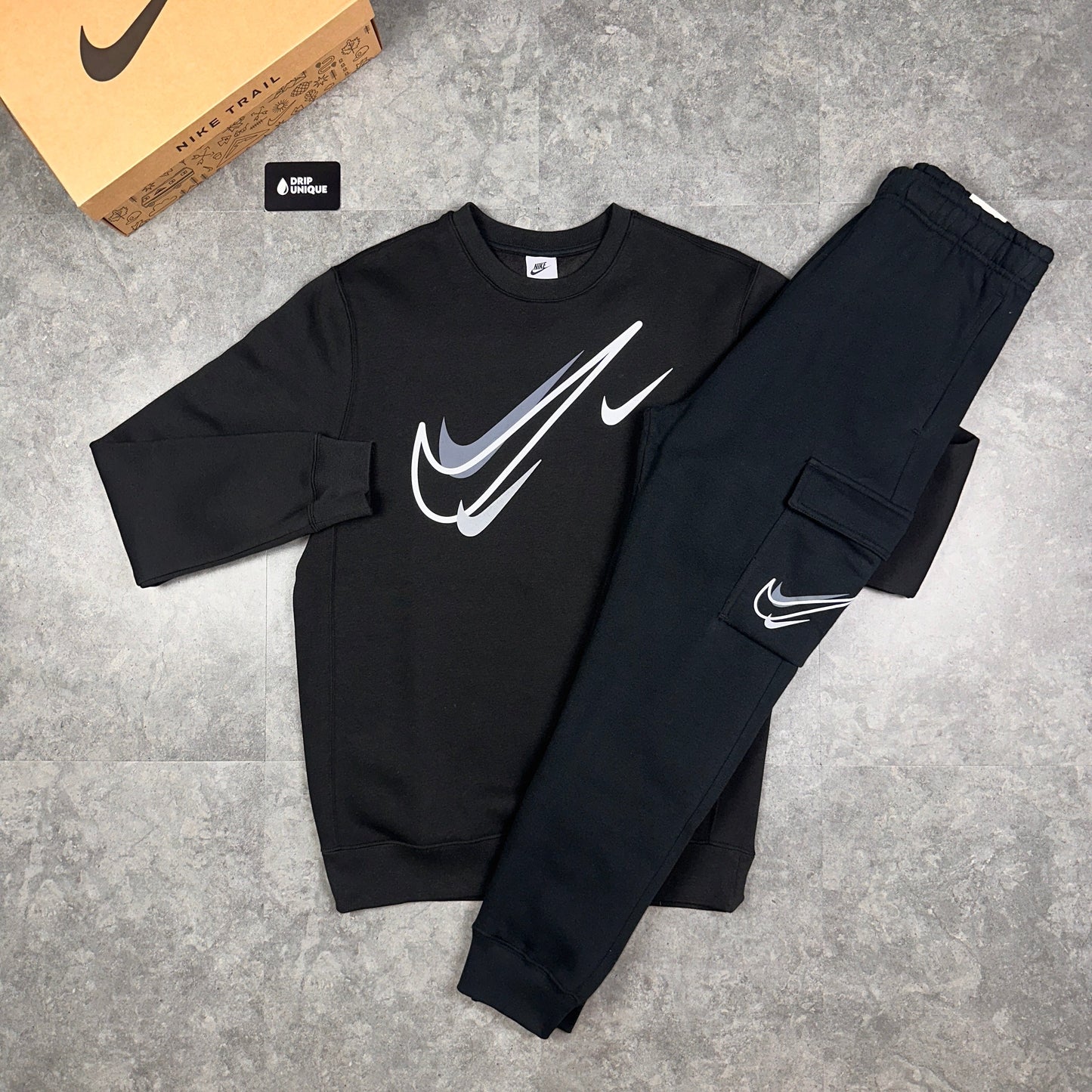 Nike Air Multi Swoosh Graphic Set Black