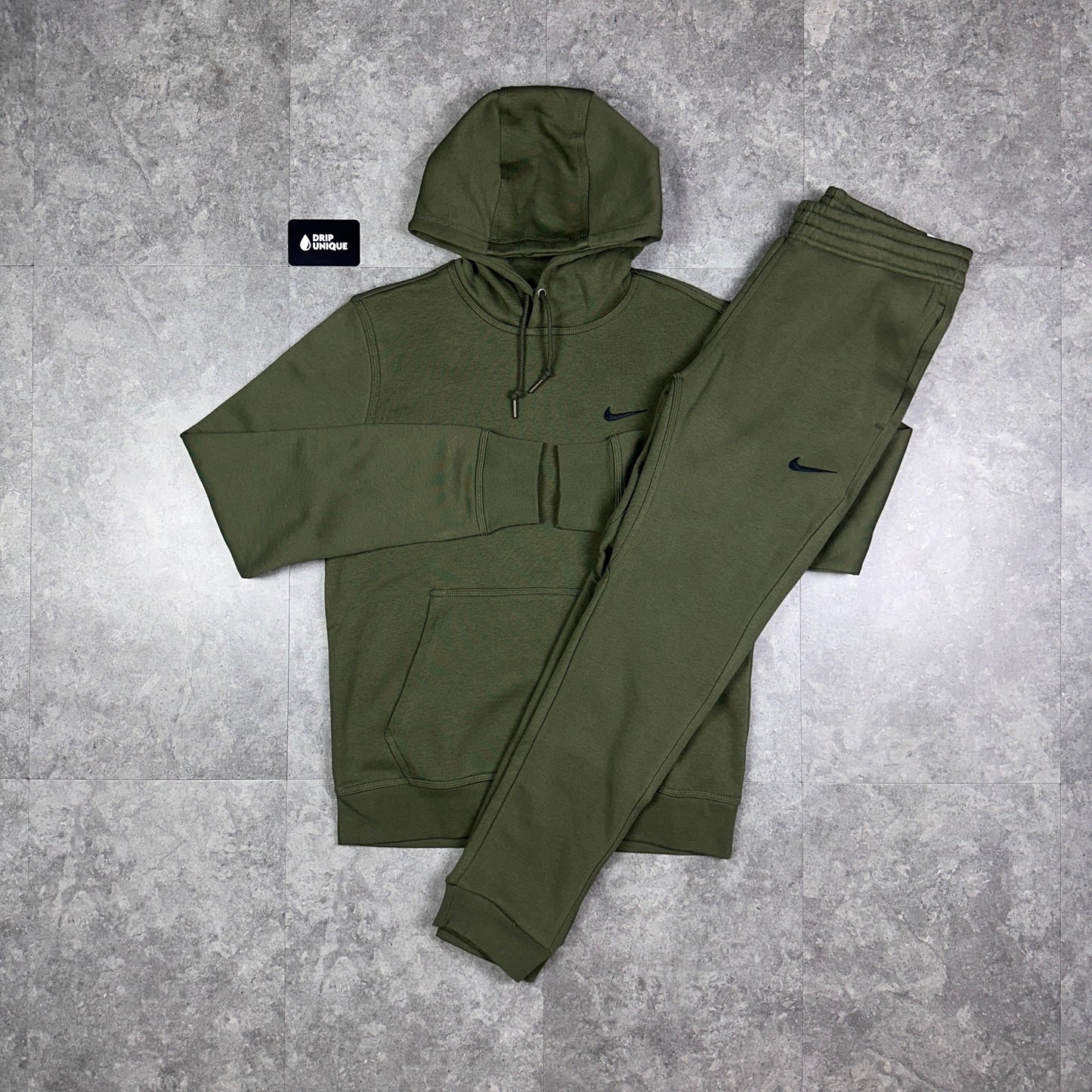 Nike Club Fleece Set Khaki Green