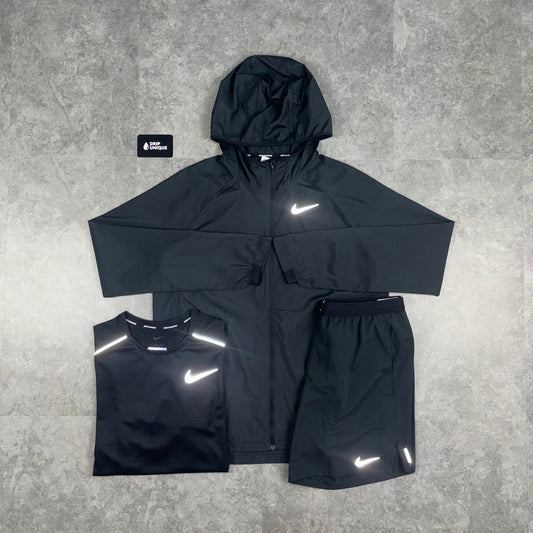 Nike Essential Windrunner Black Bundle