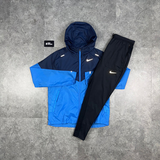 Nike NK Windrunner Jacket Royal Blue & Black Nike Phenom Pants Set