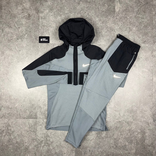Nike Performance 1/4 Zip Jacket Grey & Grey Nike Pants Set