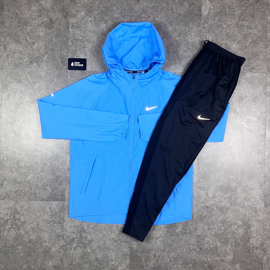 Nike Repel Miler Windrunner Jacket University Blue & Black Nike Phenom Pants Set