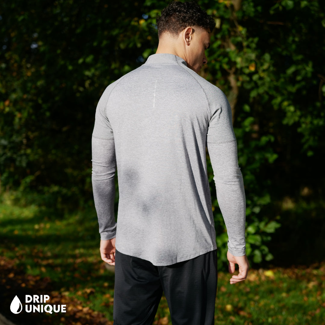 Nike Therma 1/4 Zip Grey & Black Phenom Pants Set