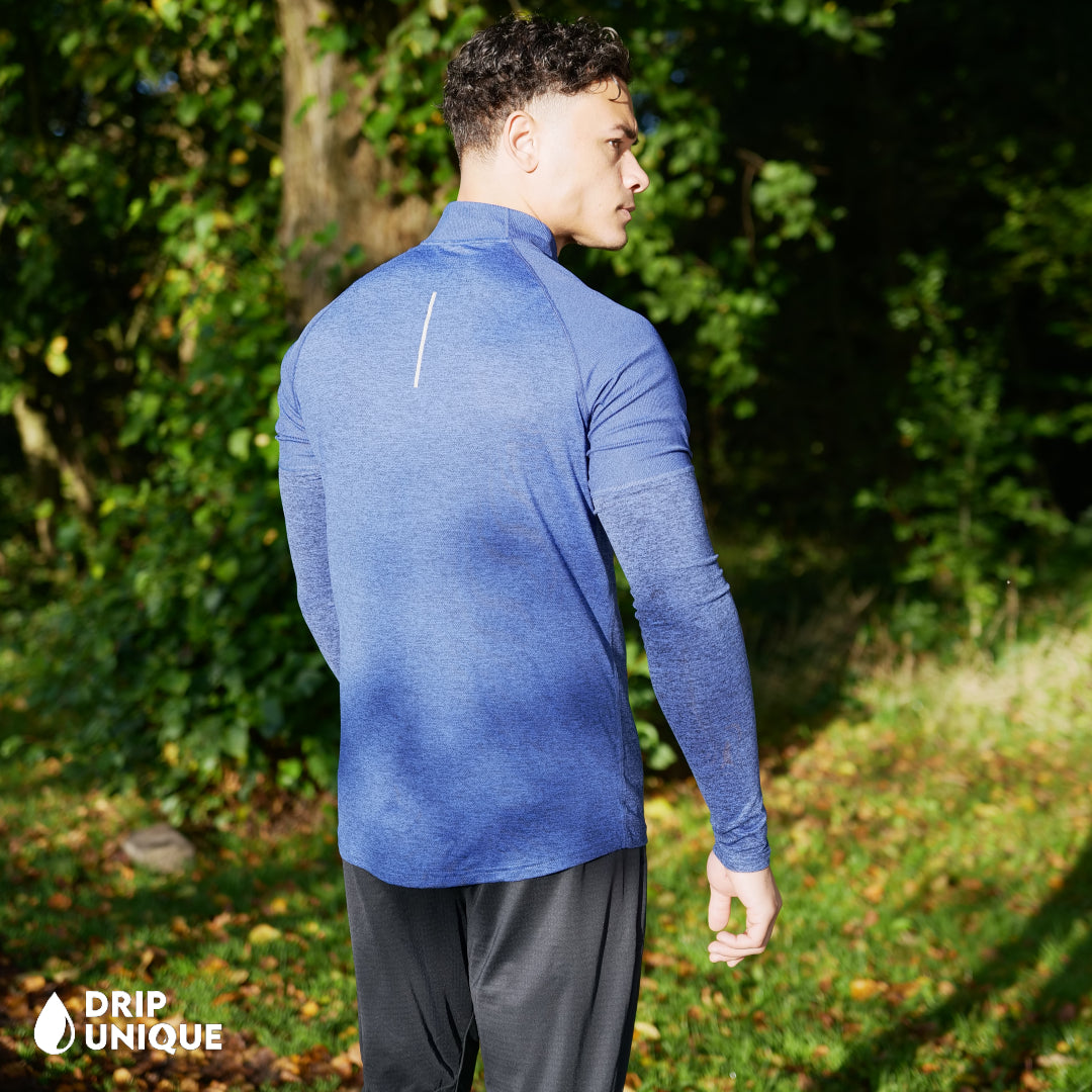 Nike Therma 1/4 Zip Royal Blue & Black Phenom Pants Set