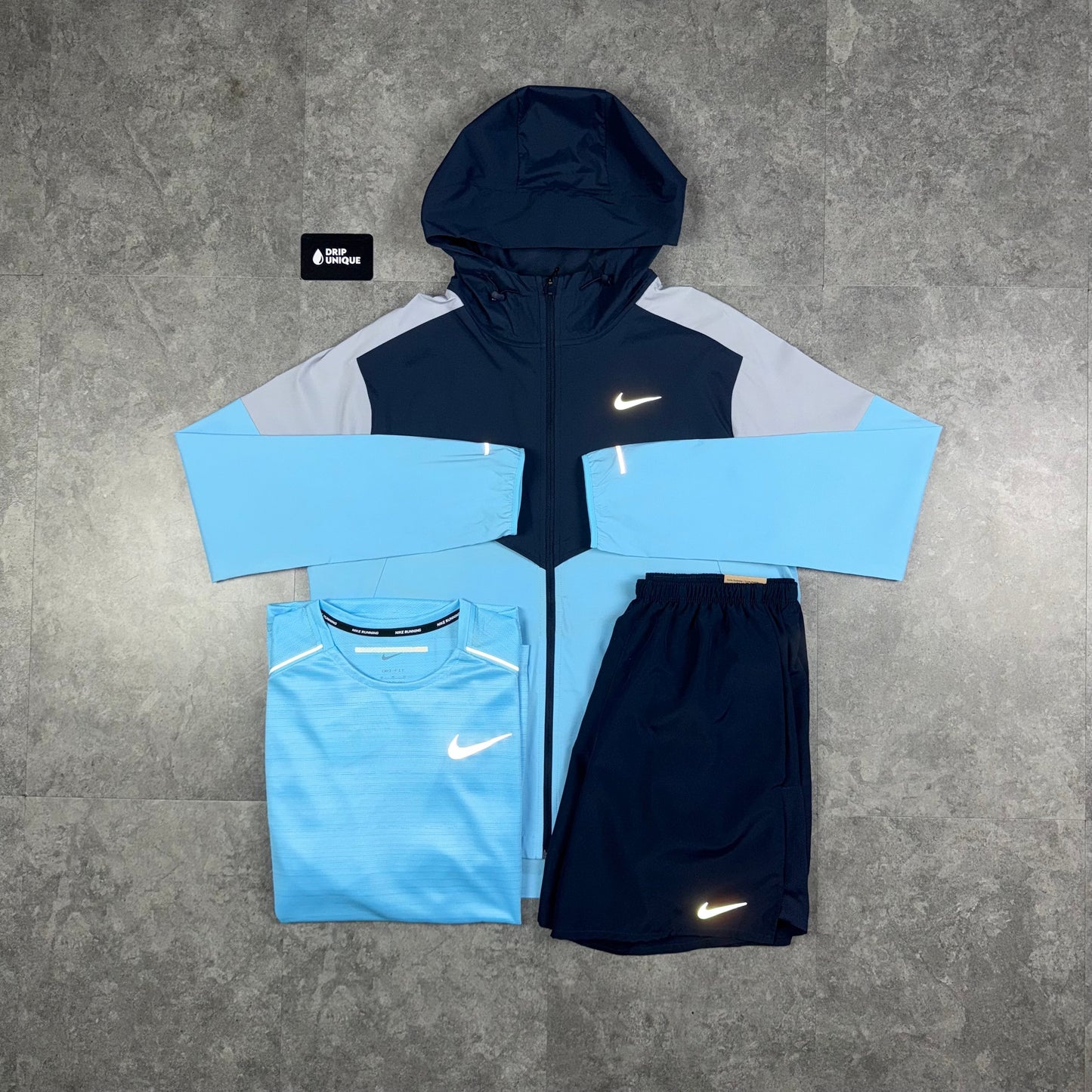 Nike UV Windrunner Aquarius Blue Bundle