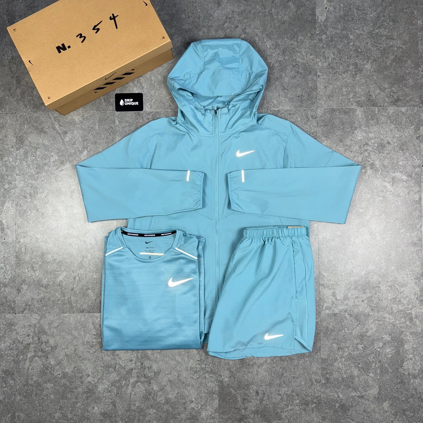 Nike UV Windrunner Denim Turquoise Bundle