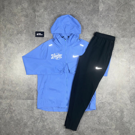 Nike UV Windrunner Jacket Chicago Finisher Blue & Black Nike Phenom Pants Set