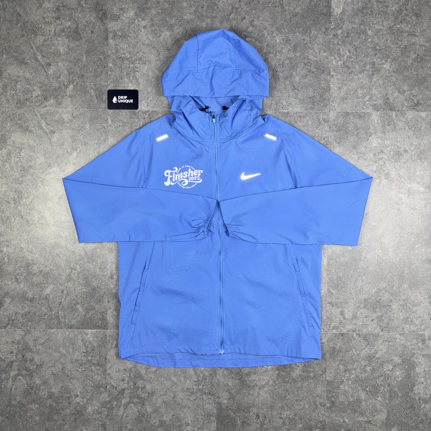 Nike UV Windrunner Jacket Chicago Finisher Blue & Black Nike Phenom Pants Set