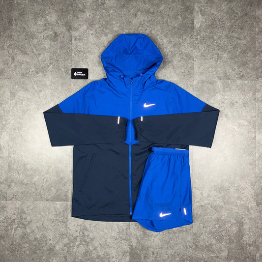 Nike UV Windrunner Jacket Royal Blue & Royal Blue Flex Stride Shorts Set