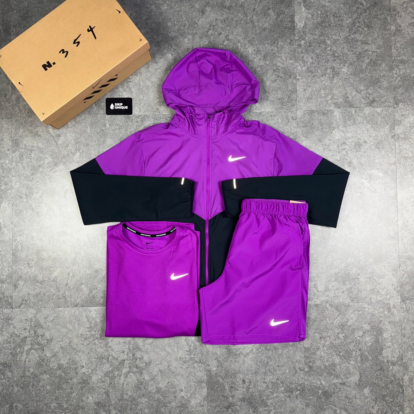 Nike UV Windrunner Vivid Purple Bundle