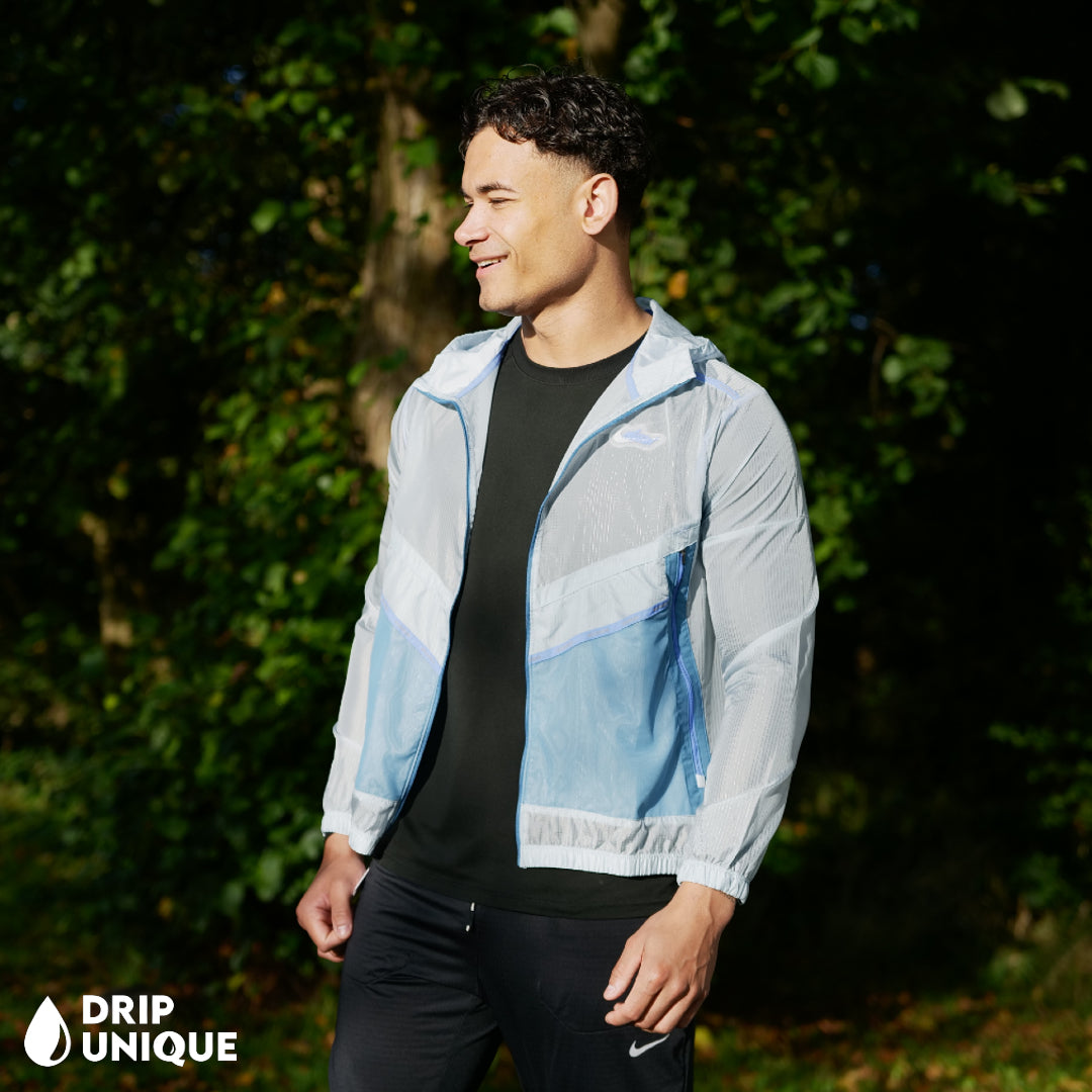 Nike Wildrun Windrunner Jacket Blue & Black Nike Phenom Pants Set