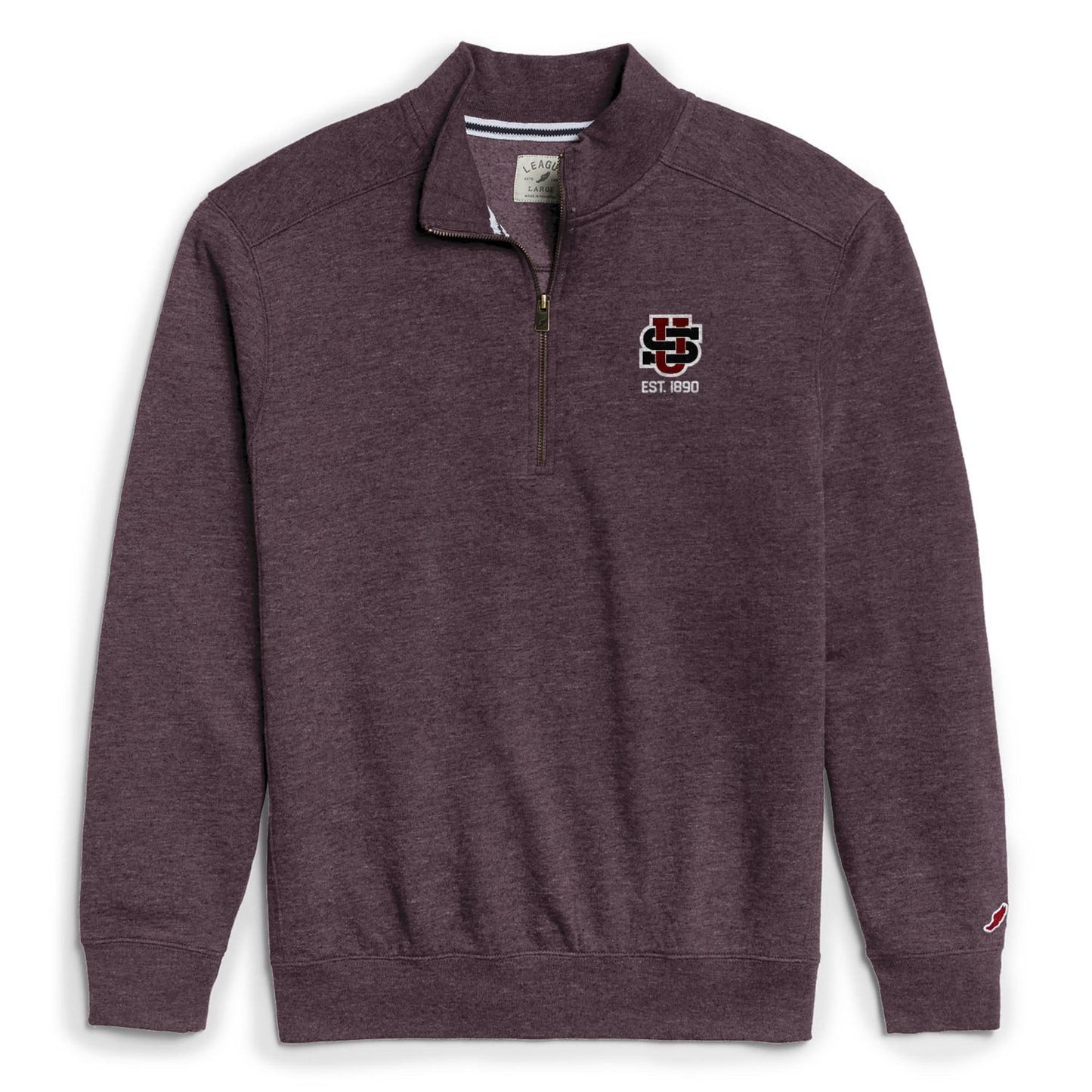 Heritage 1/4 Zip Interlocking Logo
