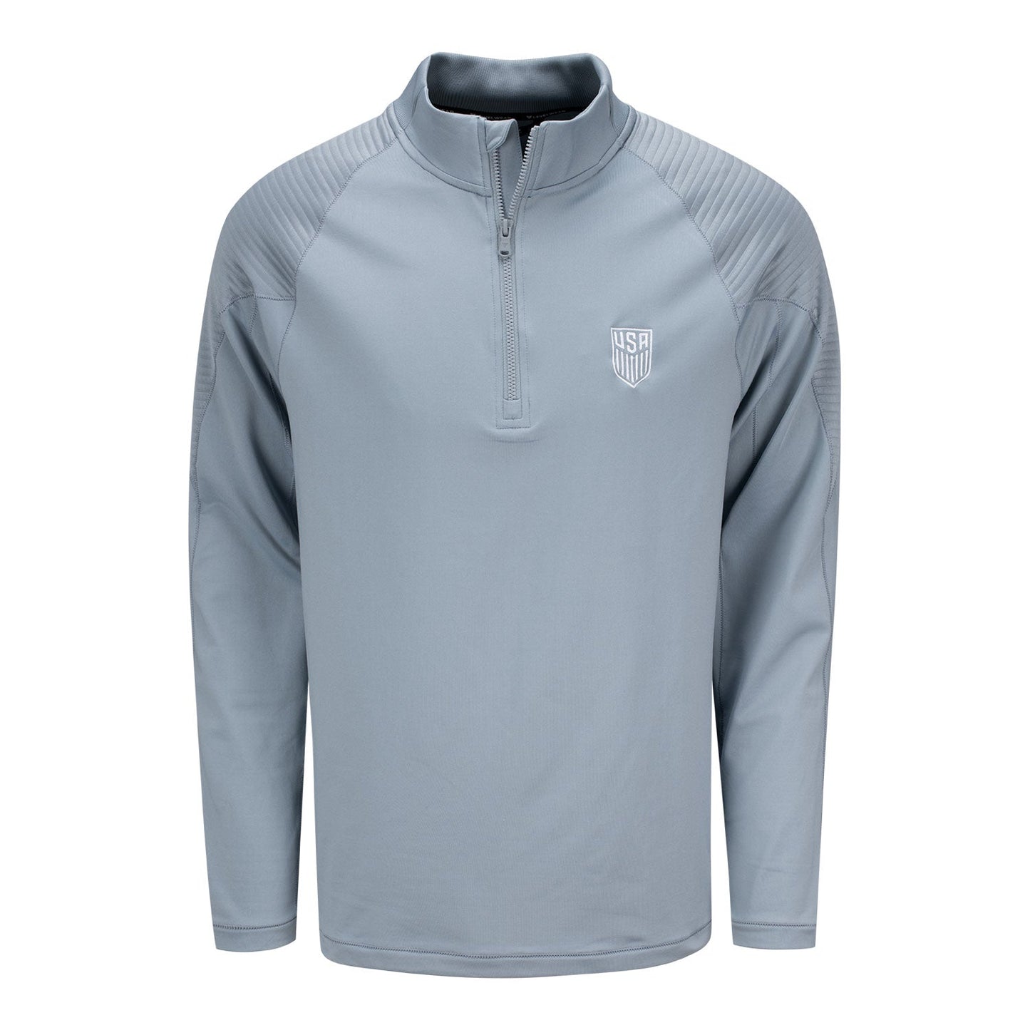 Unisex Levelwear USMNT Power Grey 1/4 Zip