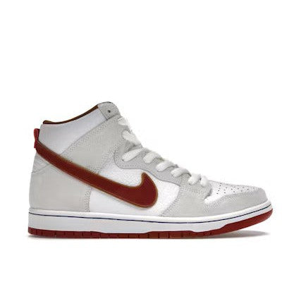 Nike SB Dunk High Sail Bright Crimson