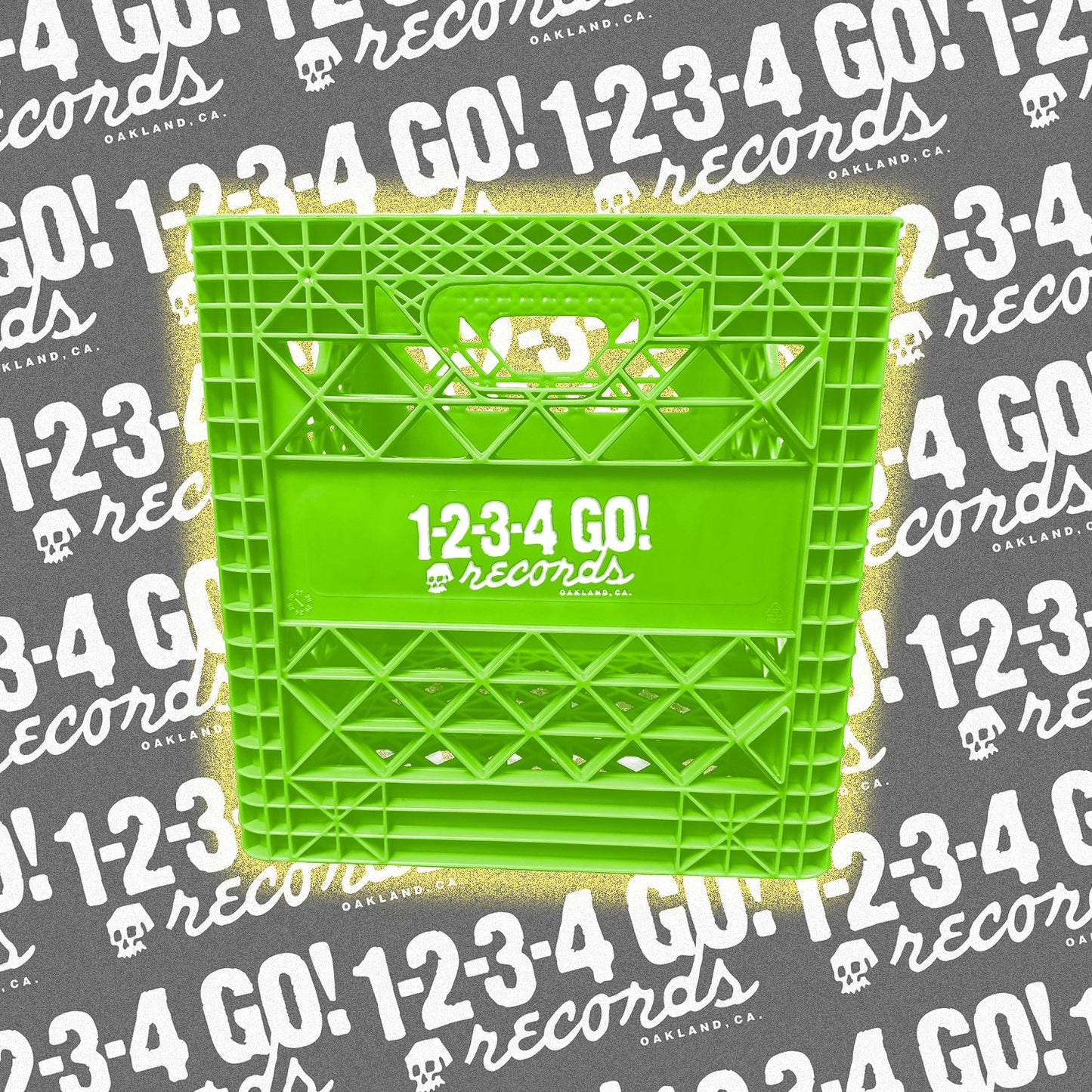 1-2-3-4 Go! LP Storage Crate (Lime Green)